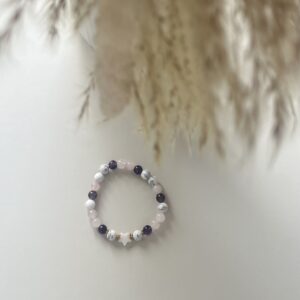 Bracelet ombra di Luna - lithothérapie enfant - TDAH